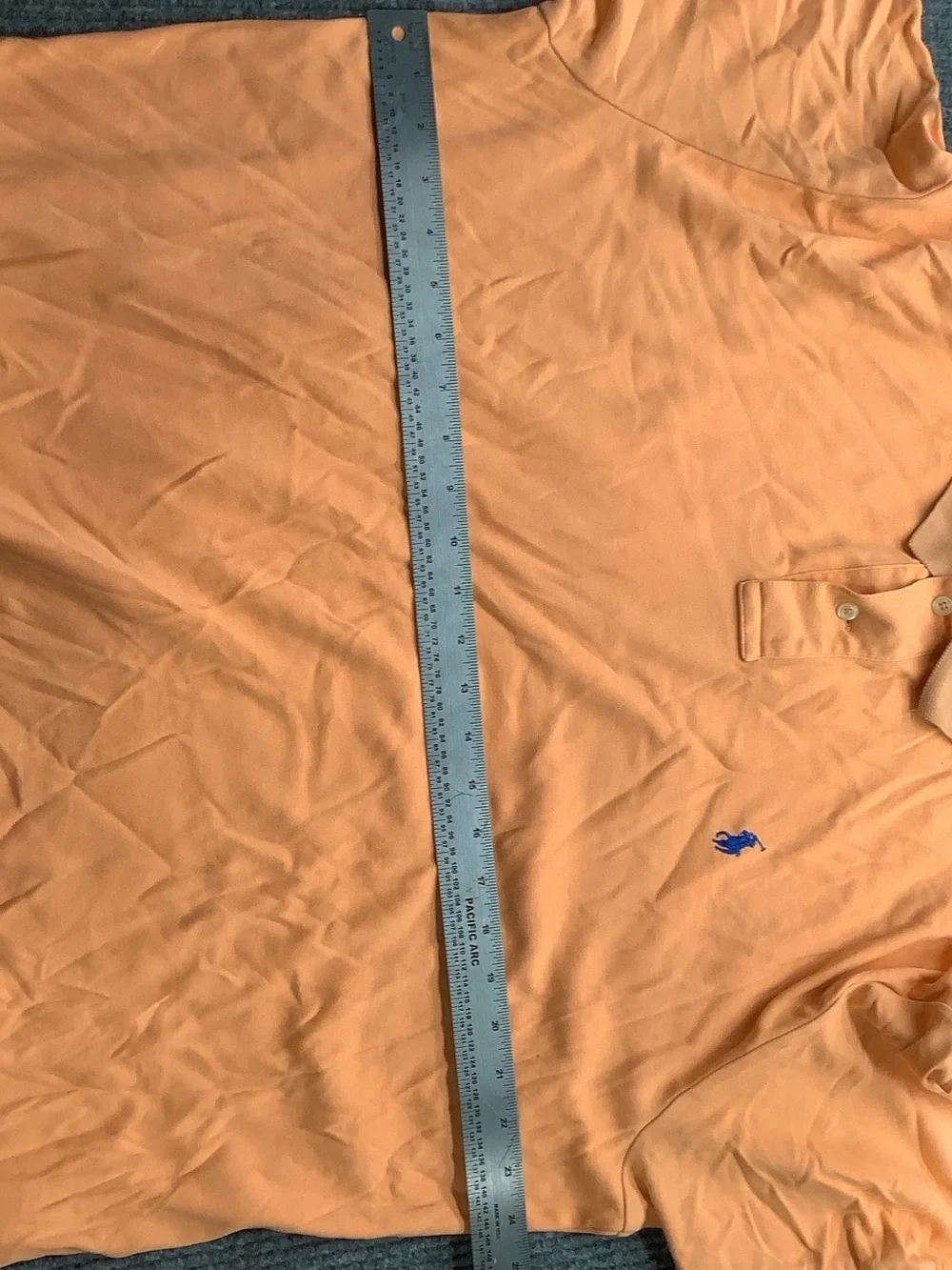 Polo by Ralph Lauren Orange Short-Sleeve Polo with Blue Pony